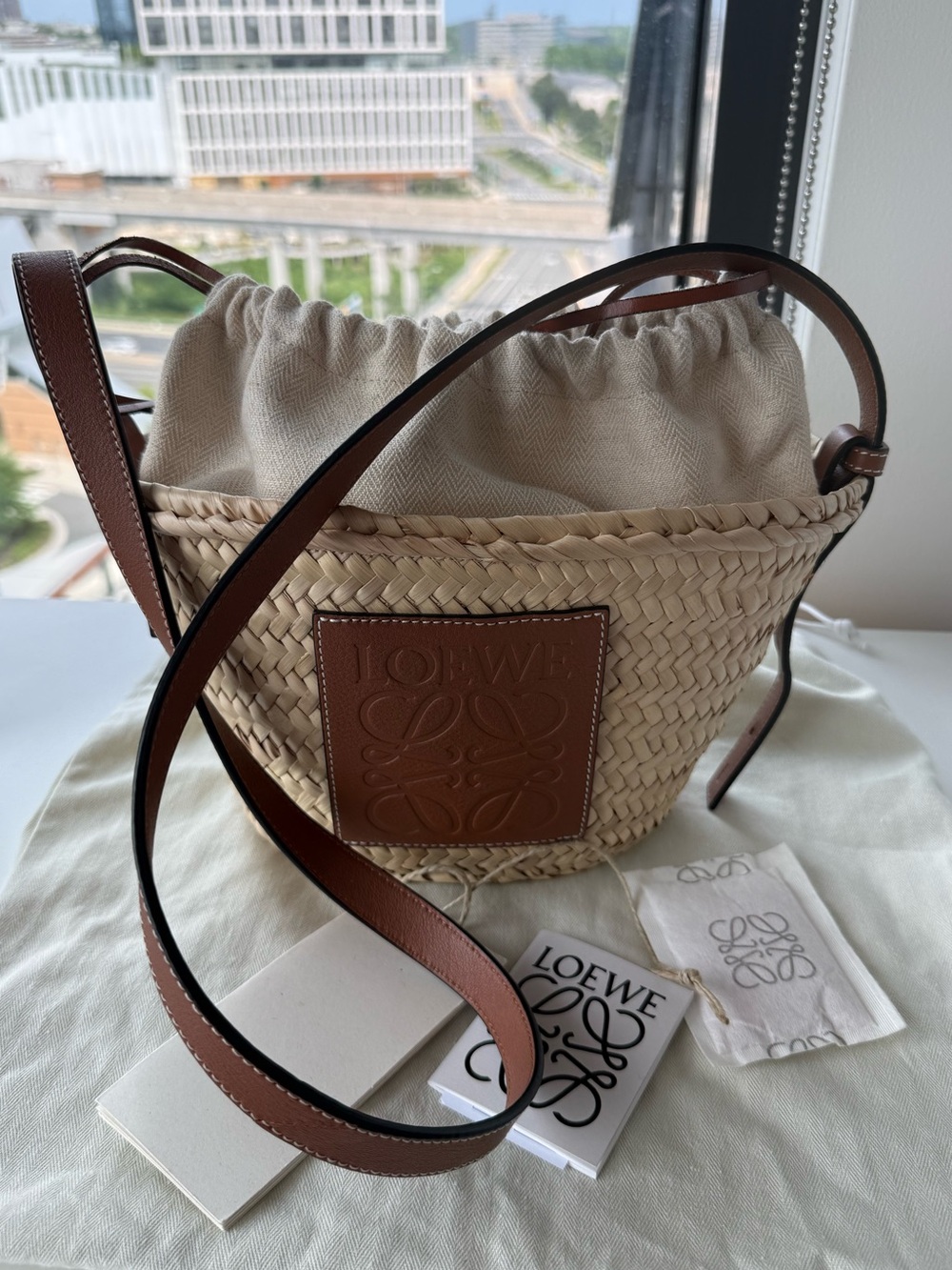 Loewe basket shoulder bag